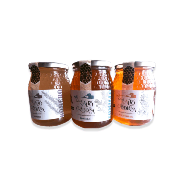 Pack de Tres Mieles Claras 500 gr