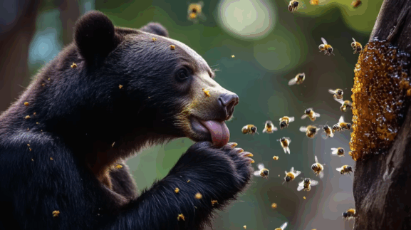 Actúa como un oso y descubre cómo saber si la miel es pura