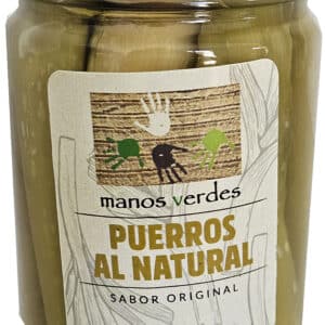 Puerros al Natural 430g | Conserva Vegetal Artesanal
